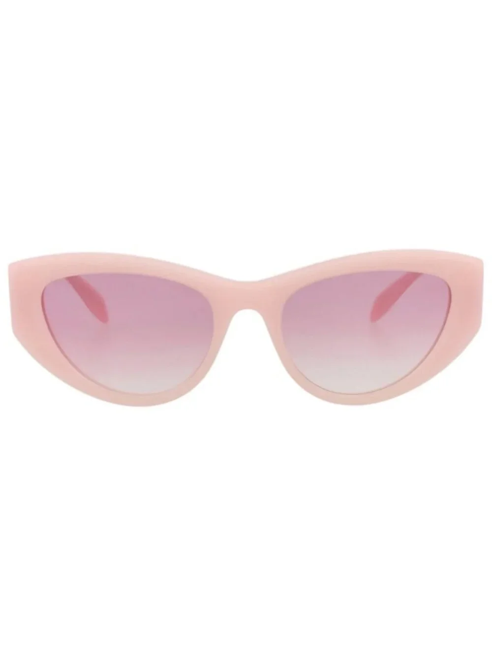 New Alexander McQueen Women's Sunglasses Cat Eye Acetate Frame Pink